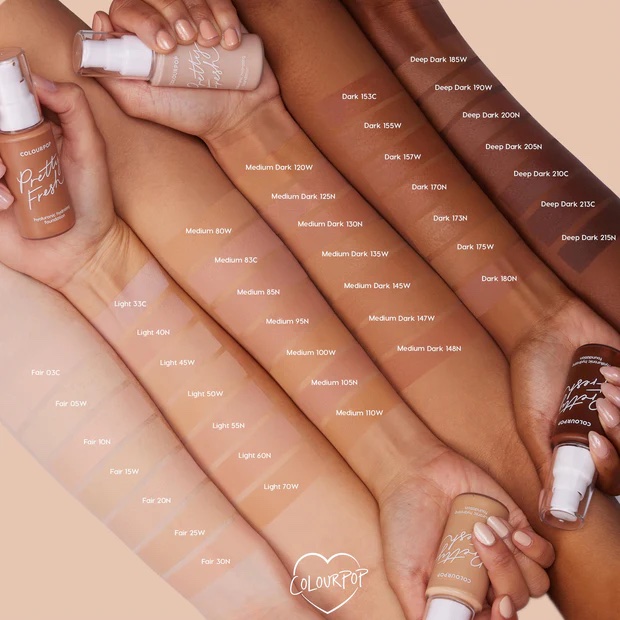 COLOURPOP Pretty Fresh Hyaluronic Acid Hydrating Foundation - Image 3
