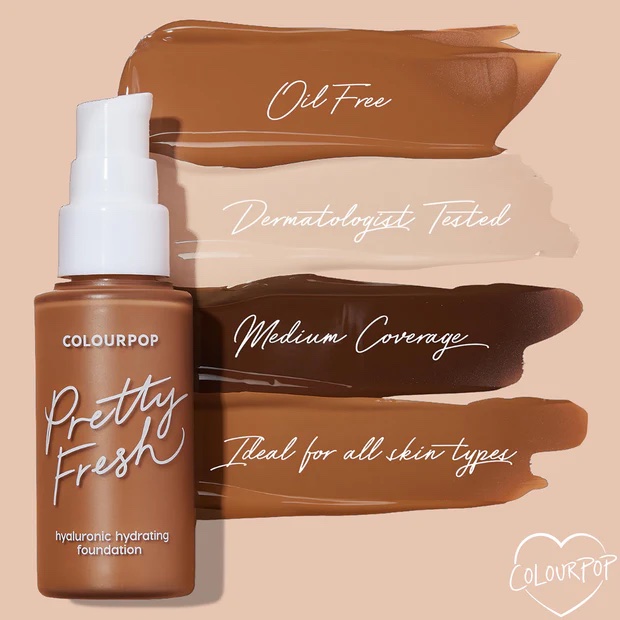 COLOURPOP Pretty Fresh Hyaluronic Acid Hydrating Foundation - Image 2