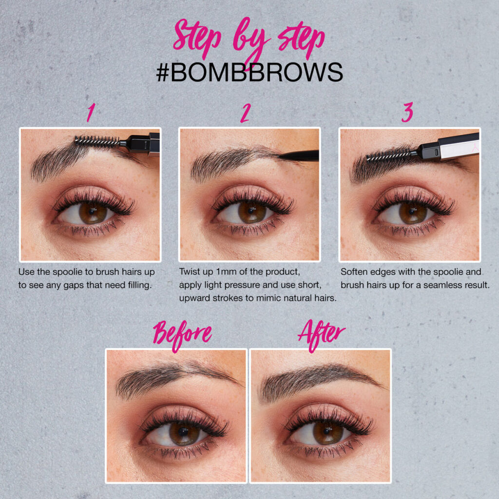 HUDA BEAUTY BOMBBROWS Microshade Brow Pencil Blush Box