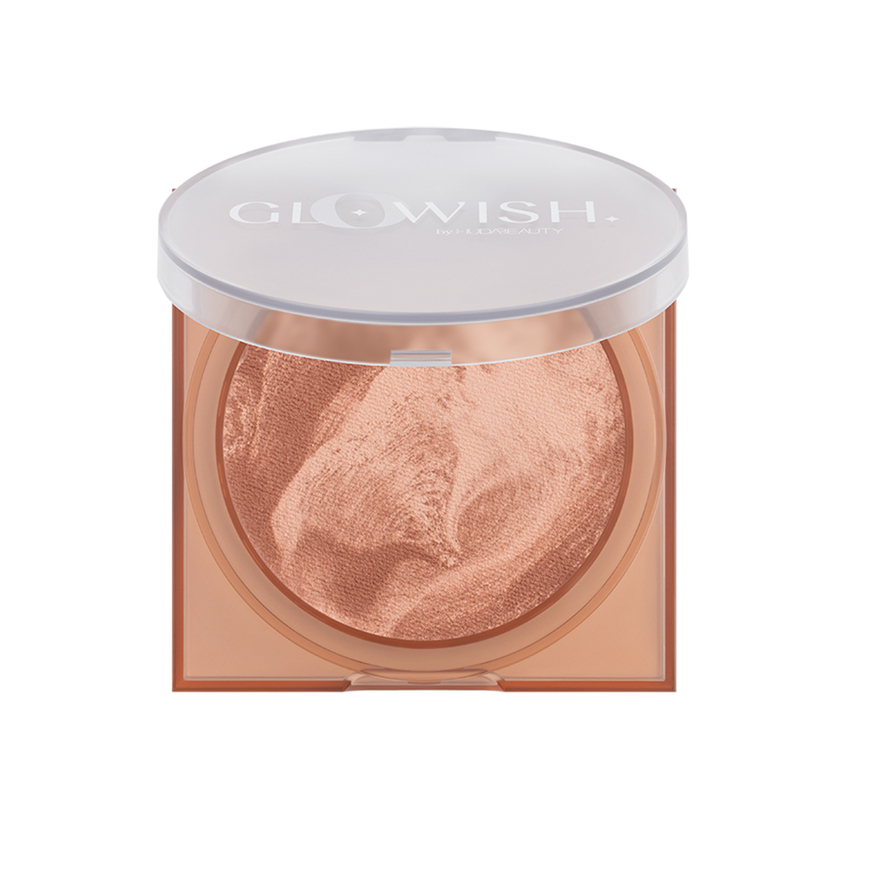 HUDA BEAUTY GloWish Soft Radiance Bronzing Powder Blush Box