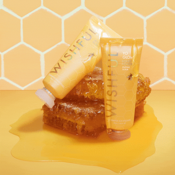 WISHFUL Yo Glow™ Honey Flower Enzyme Scrub