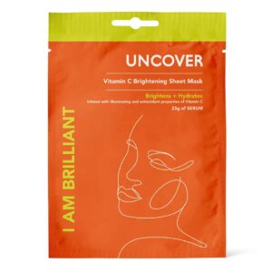 UNCOVER SKINCARE I am Brilliant Vitamin C Brightening Sheet Mask