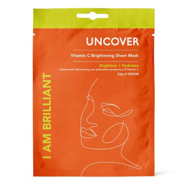 UNCOVER SKINCARE I am Brilliant Vitamin C Brightening Sheet Mask