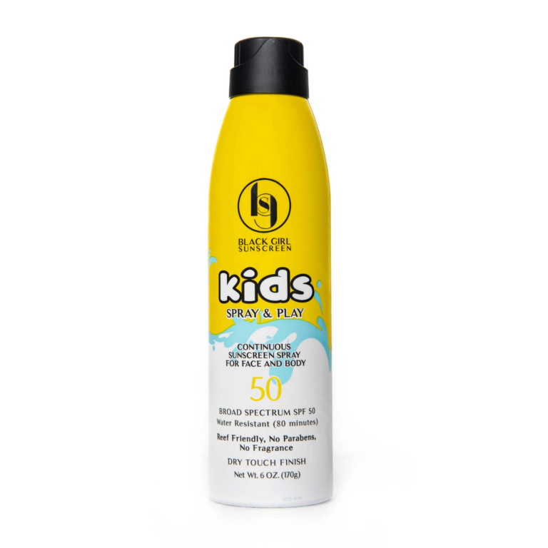 Black Girl Sunscreen Kids Spray And Play Spf 50 Sunscreen Blush Box