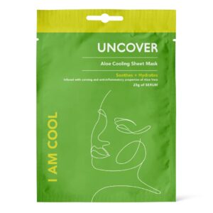 UNCOVER SKINCARE I Am Cool – Aloe Vera Sheet Mask (3pcs)