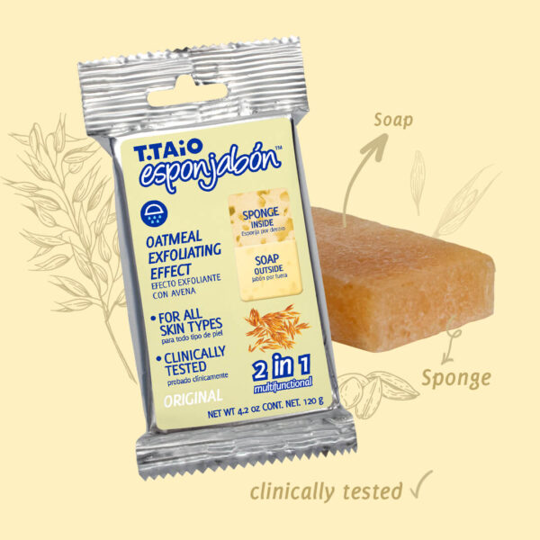ESPONJABON Oatmeal - Exfoliating Effect - Image 3