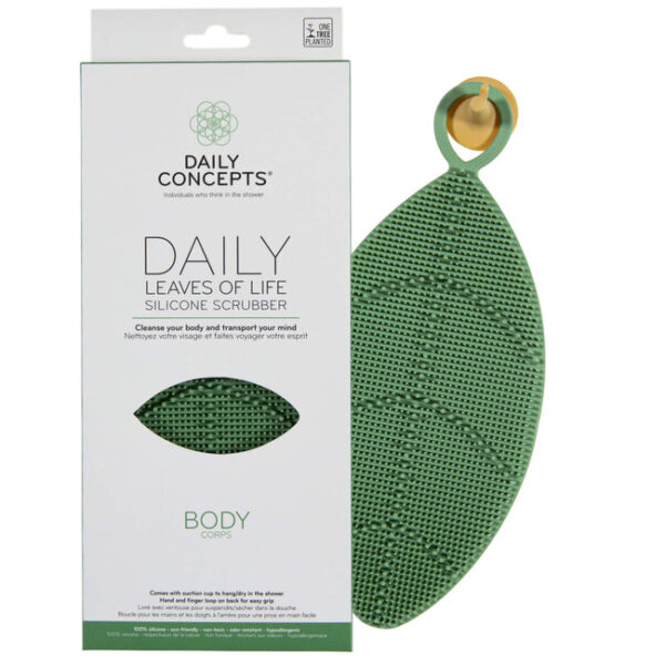 DAILY CONCEPTS Daily Leaves Of Life Body Silicone Scrubber - Image 2