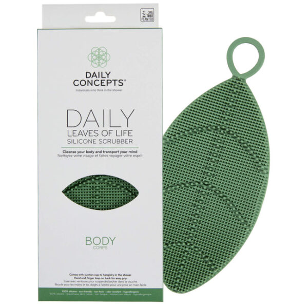 DAILY CONCEPTS Daily Leaves Of Life Body Silicone Scrubber - Image 4