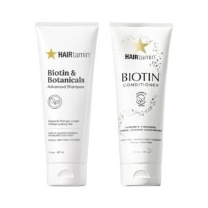 HAIRTAMIN Biotin & Botanicals Shampoo & Conditioner