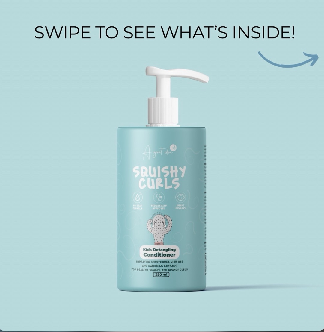 A GREAT IDEA Squishy Kids Detangling Conditioner