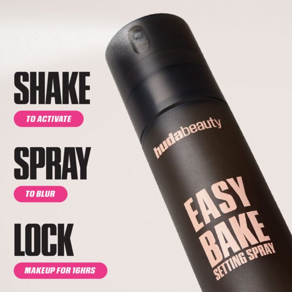 HUDA BEAUTY Easy Bake Setting Spray with 16-Hour Wear - Image 8