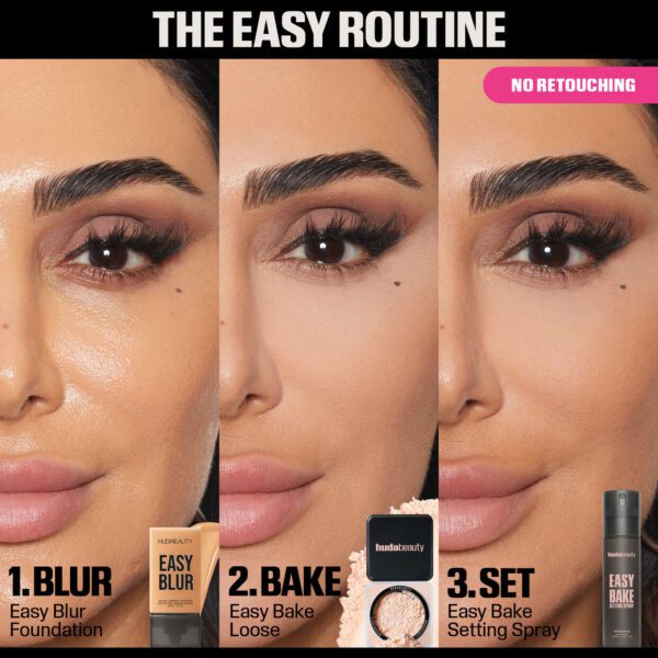 HUDA BEAUTY Easy Bake Setting Spray with 16-Hour Wear - Image 9