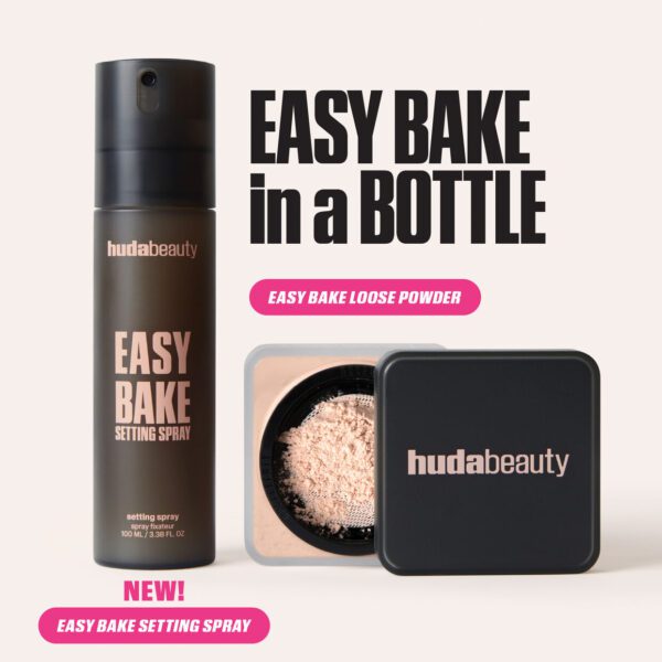 HUDA BEAUTY Easy Bake Setting Spray with 16-Hour Wear - Image 10