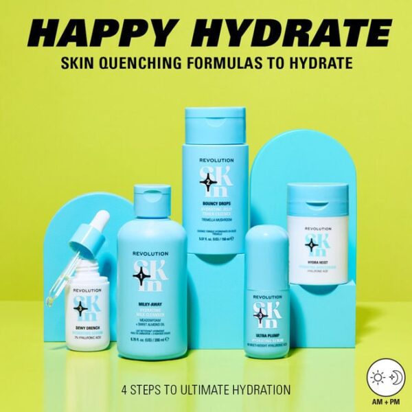 REVOLUTION Skin Dewy Drench 2% Hyaluronic Acid Hydrating Serum 30ml - Image 4