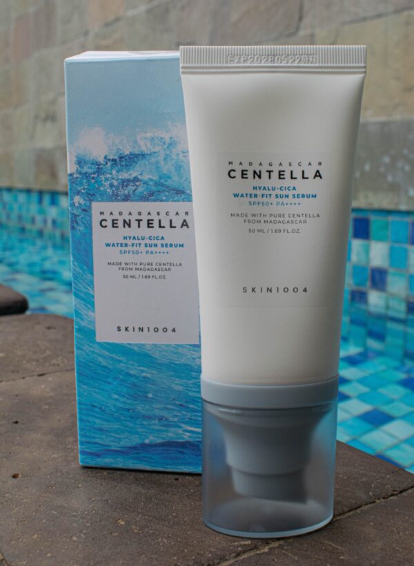 SKIN1004 Madagascar Centella Hyalu-Cica Water-Fit Sun Serum SPF50+ PA++++ (50ml) - Image 2