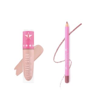 JEFFREE STAR Customizable Velour Lip Liner & Velour Liquid Lipstick Duo