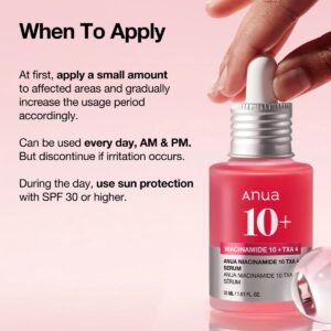 ANUA Niacinamide 10 TXA 4 Serum for Brightening and Dark Spots