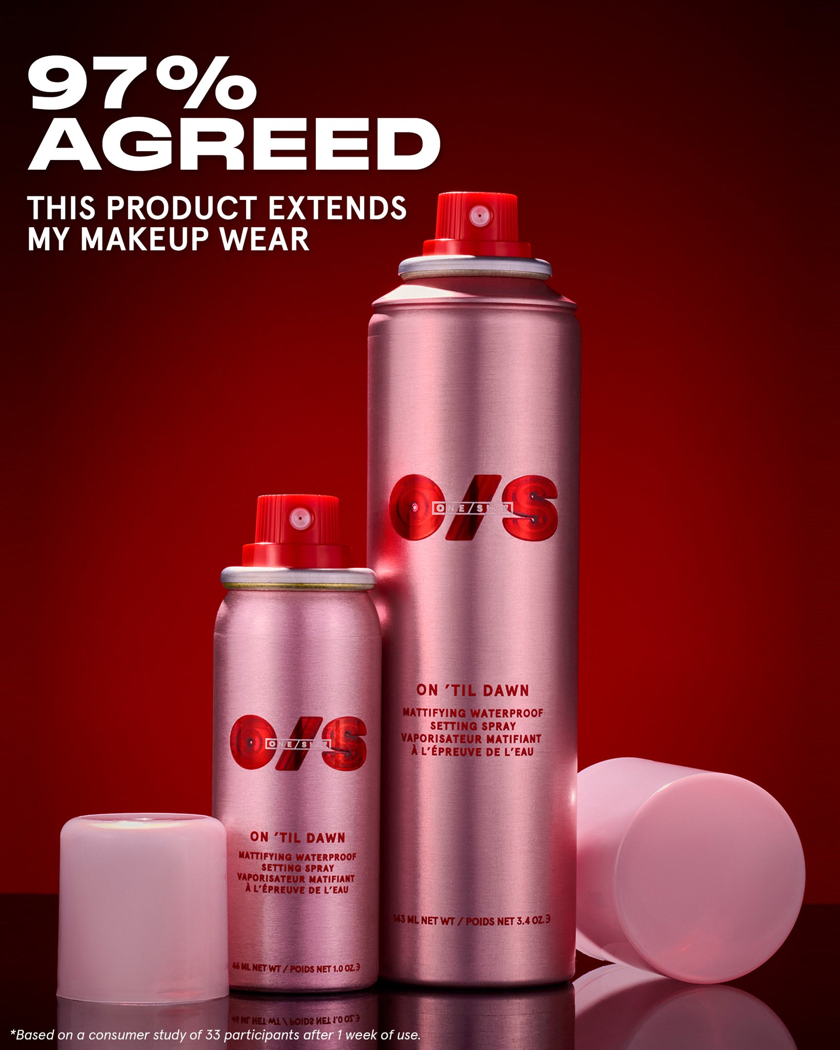 ONE SIZE On ‘Til Dawn Mattifying Waterproof Setting Spray - Image 6